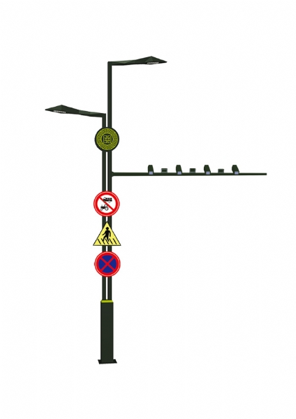 智慧合桿路燈02