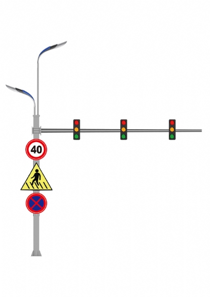 智慧合桿路燈04